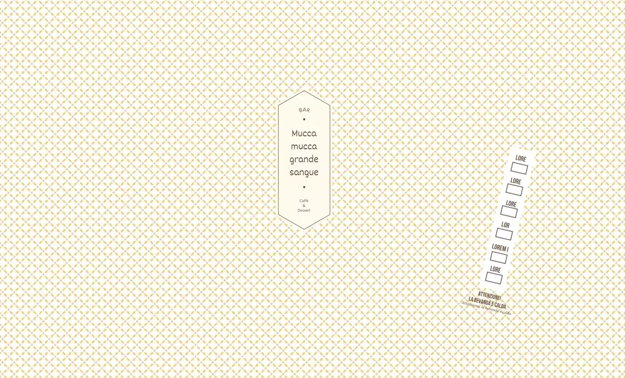 Caffè a scacchi gialli