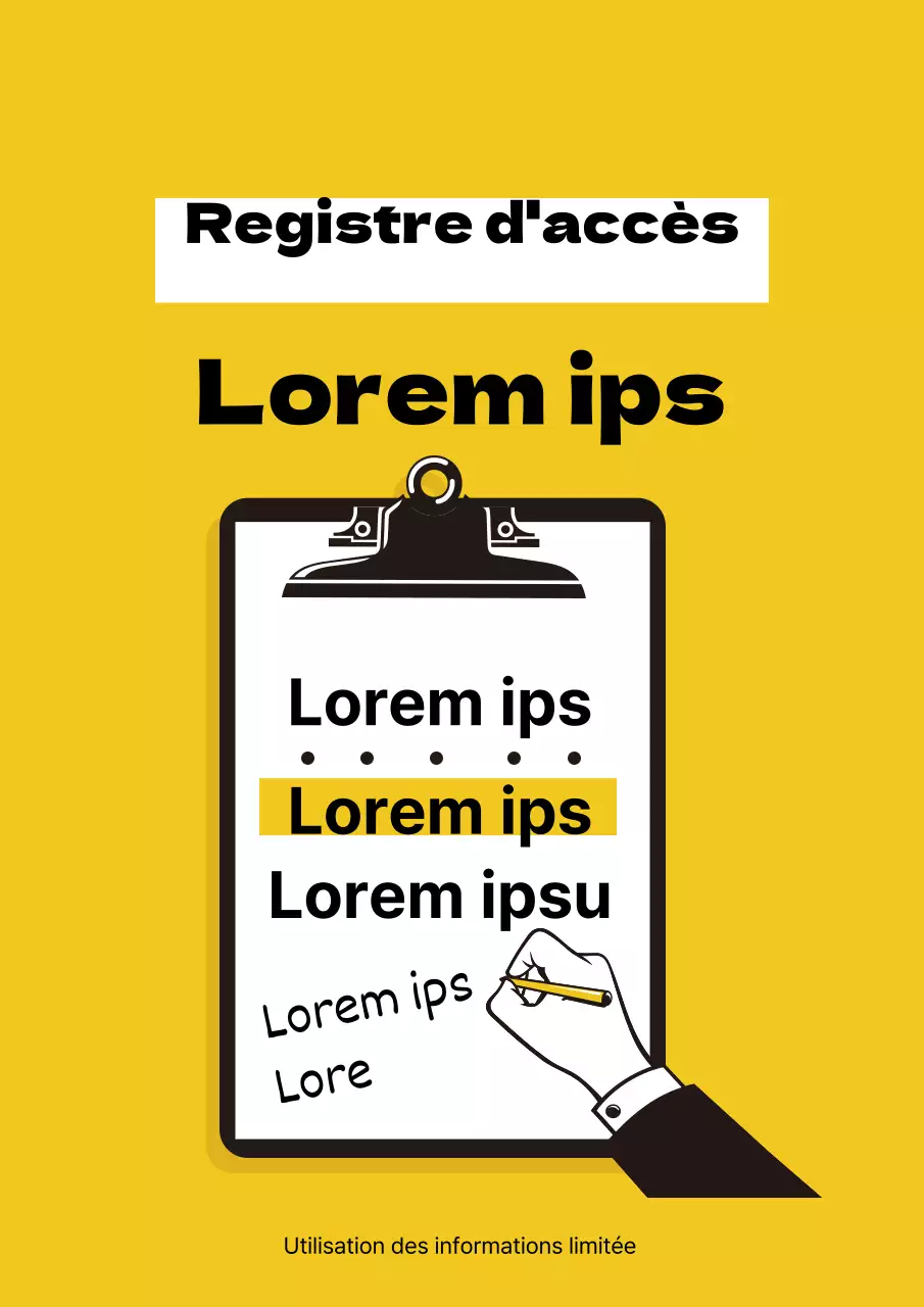 Étiquettes d'inscription illustrées, jaunes et soignées, pour le coronavirus