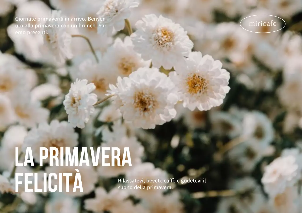 Design floreale di primavera