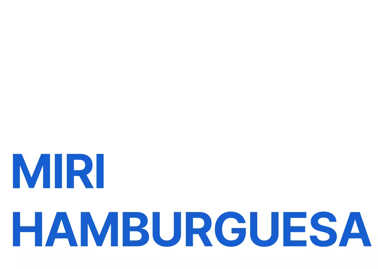 Gorro Restaurante Ilustración Hamburguesa Azul
