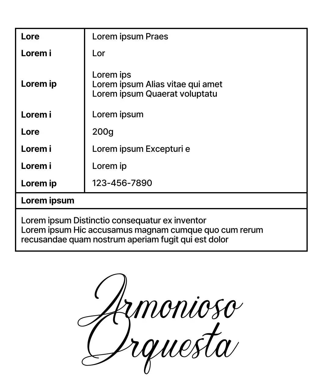 Café de goteo con detalles en cursiva negra