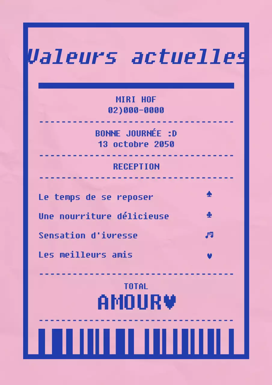 Intérieur du pub Hope, concept de réception rose et bleu