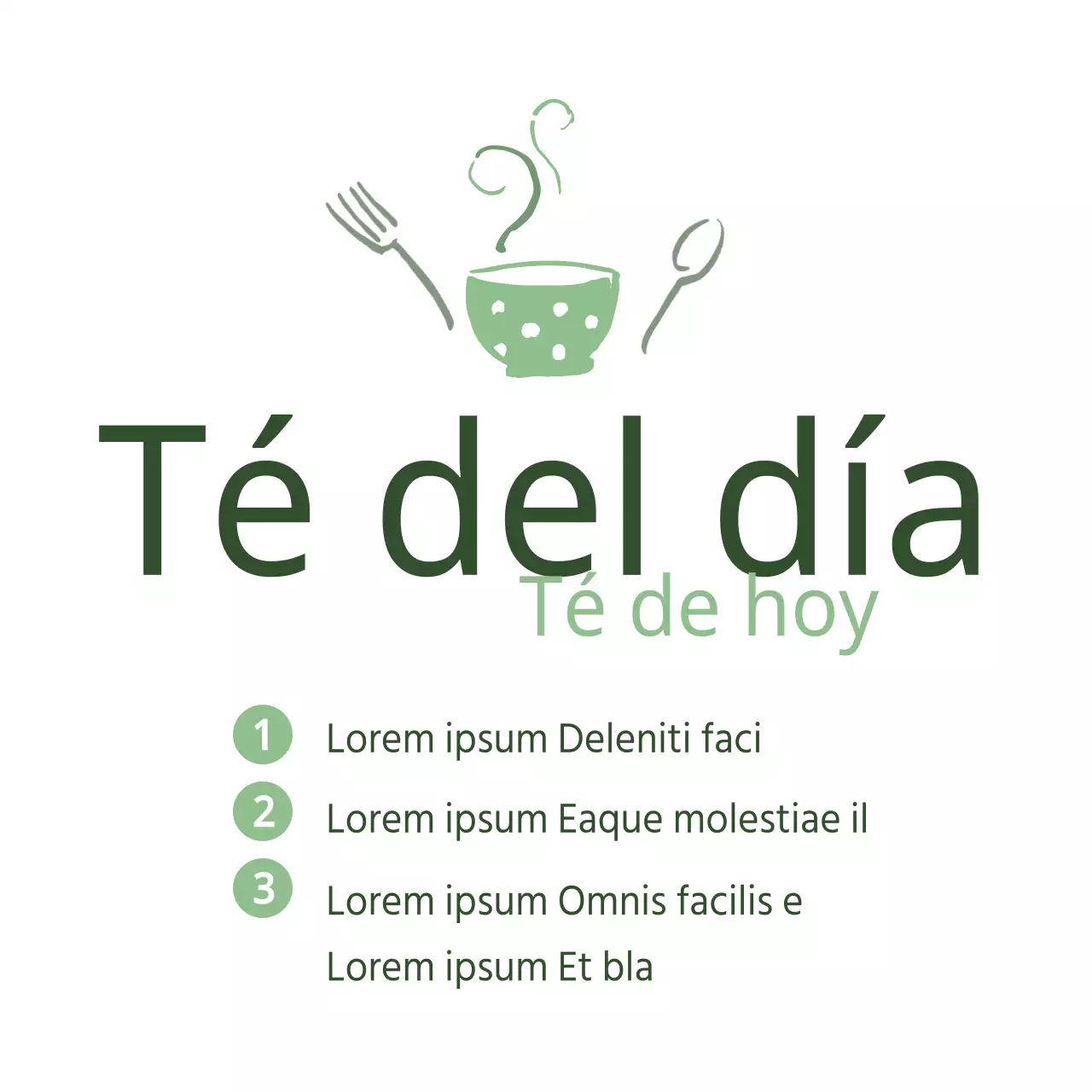 Té del día