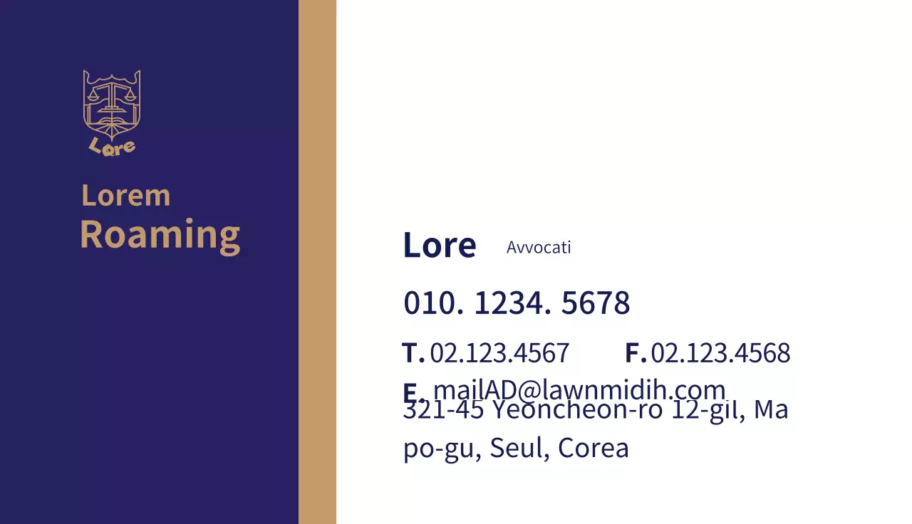 logo blu azienda di lusso