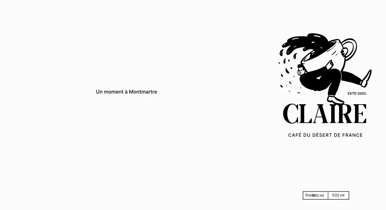 Concevoir un café avec des illustrations pleines d'esprit