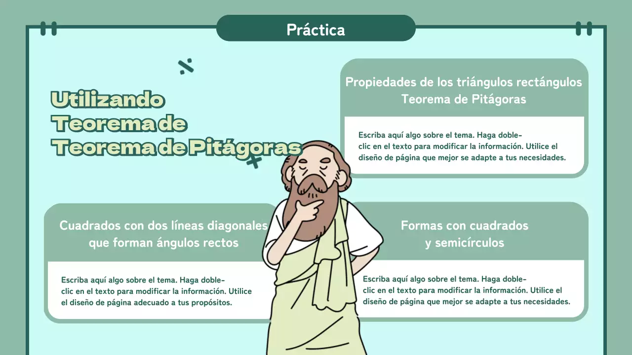 Presentaciones en clase en colores pastel con personajes