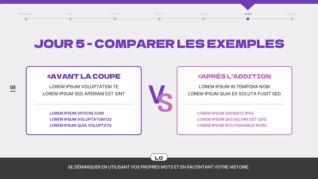 Comment faire sortir votre lettre de motivation du lot avec des illustrations en noir et violet