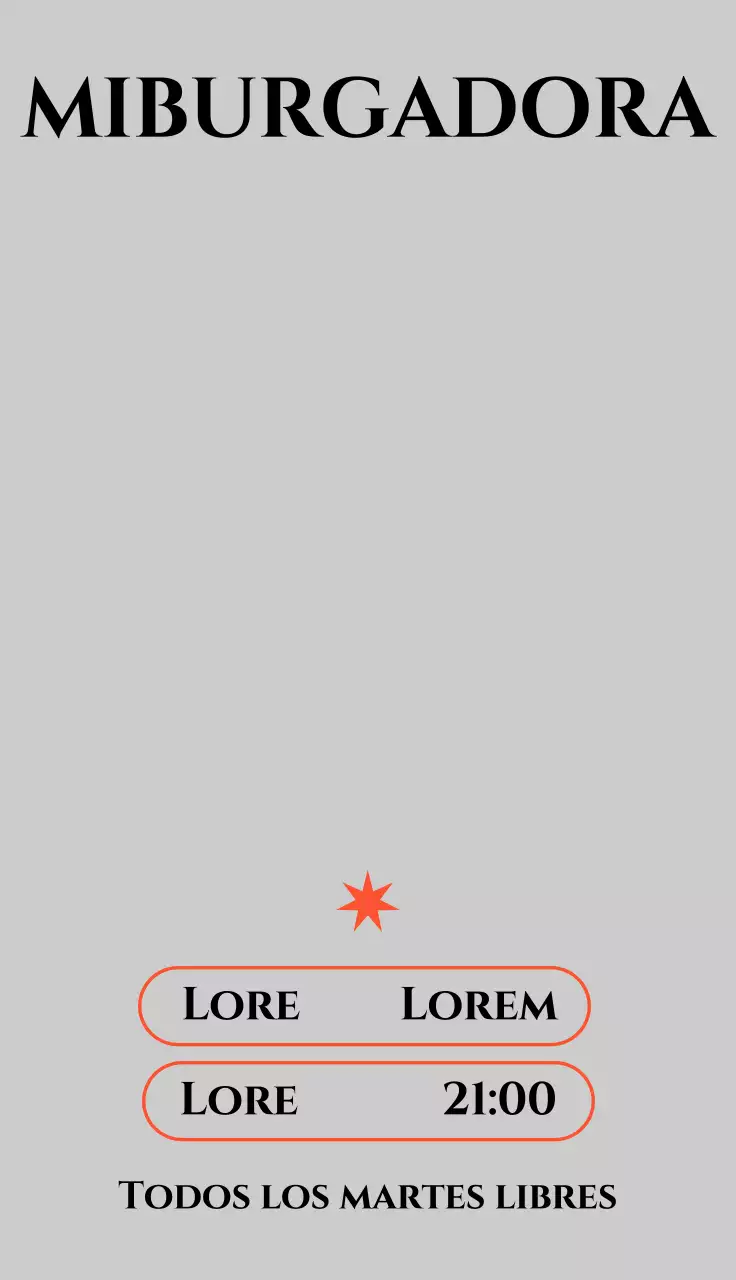 Promocione una hamburguesería de moda con una ilustración de una hamburguesa en rojo y negro