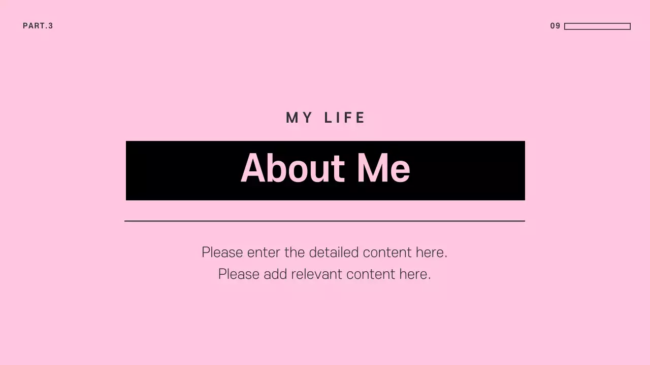 Pink Minimal Guide Presentation