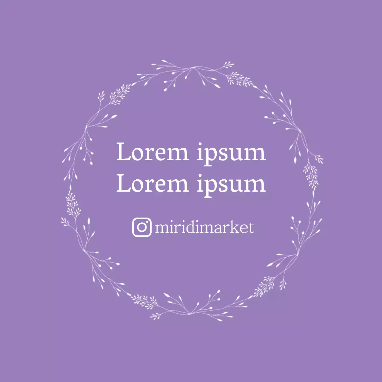 Etichette sentimentali illustrate viola