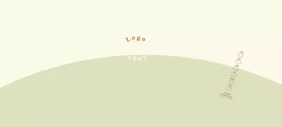 Lettera rotonda giallo-verde