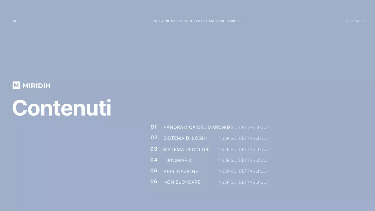 grigio scuro blu chiaro gridconcept semplice linea guida del marchio