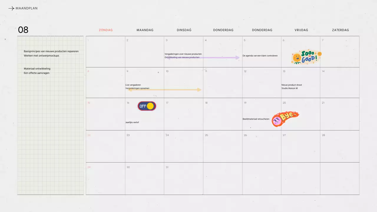 Grijs geometrie dagboek