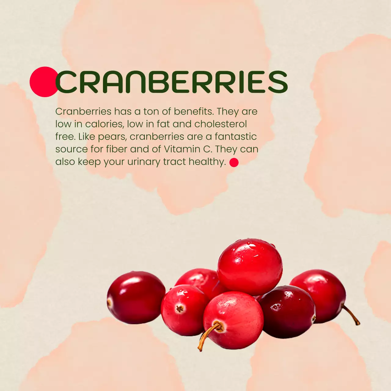 Beige Minimal Autumn Fruits Guide Social Media Post