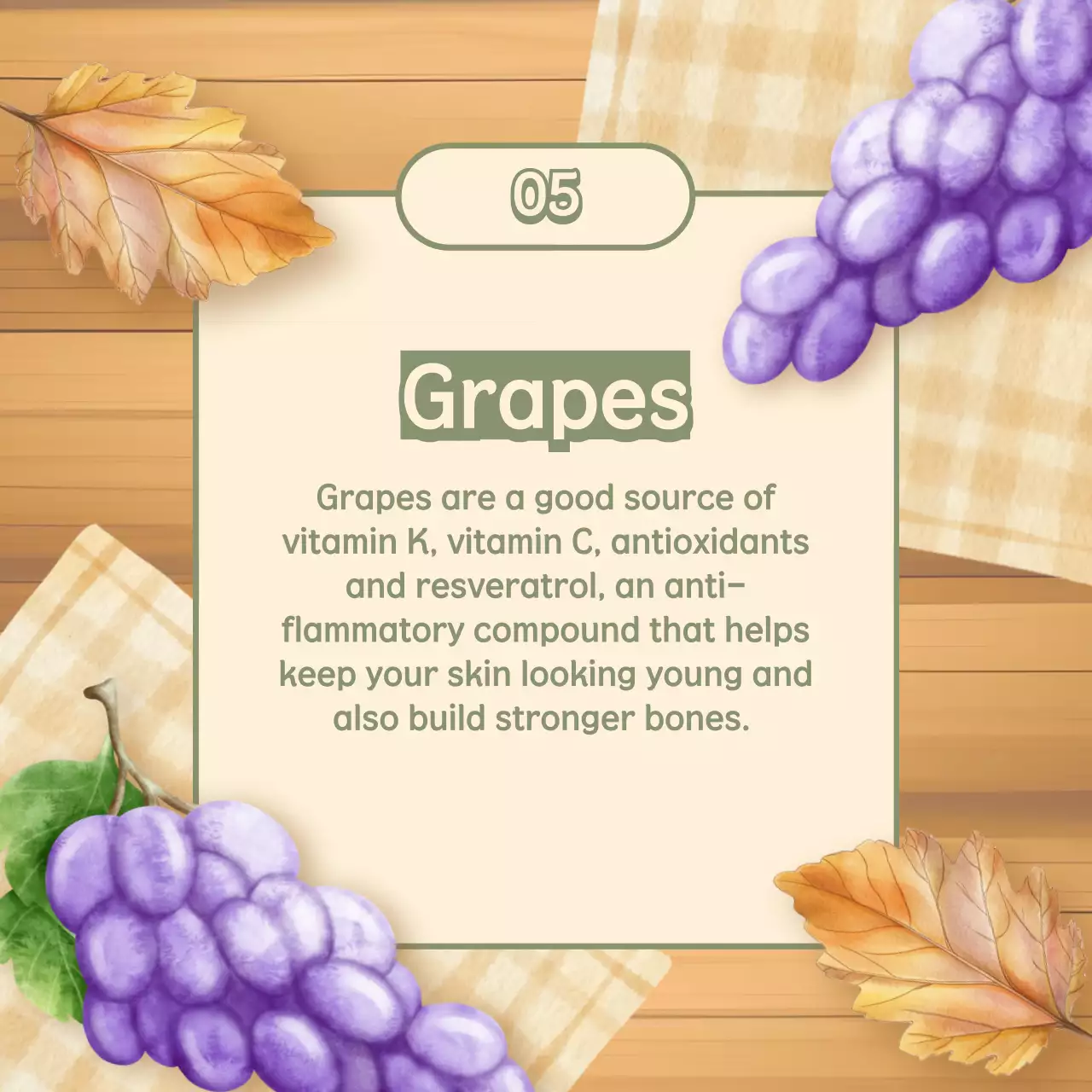 Beige Rustic Autumn Promotion Social Media Post