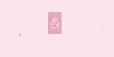 rosa icono de líneas limpias panadería cafetería