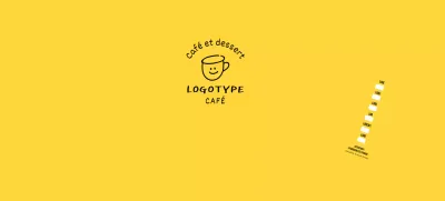 Illustration jaune dessinée à la main