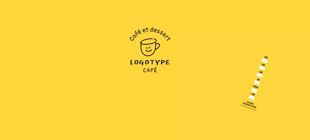 Illustration jaune dessinée à la main