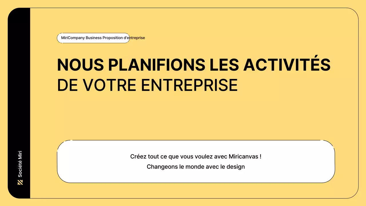 Illustration d'entreprise avec des lignes simples et la couleur jaune