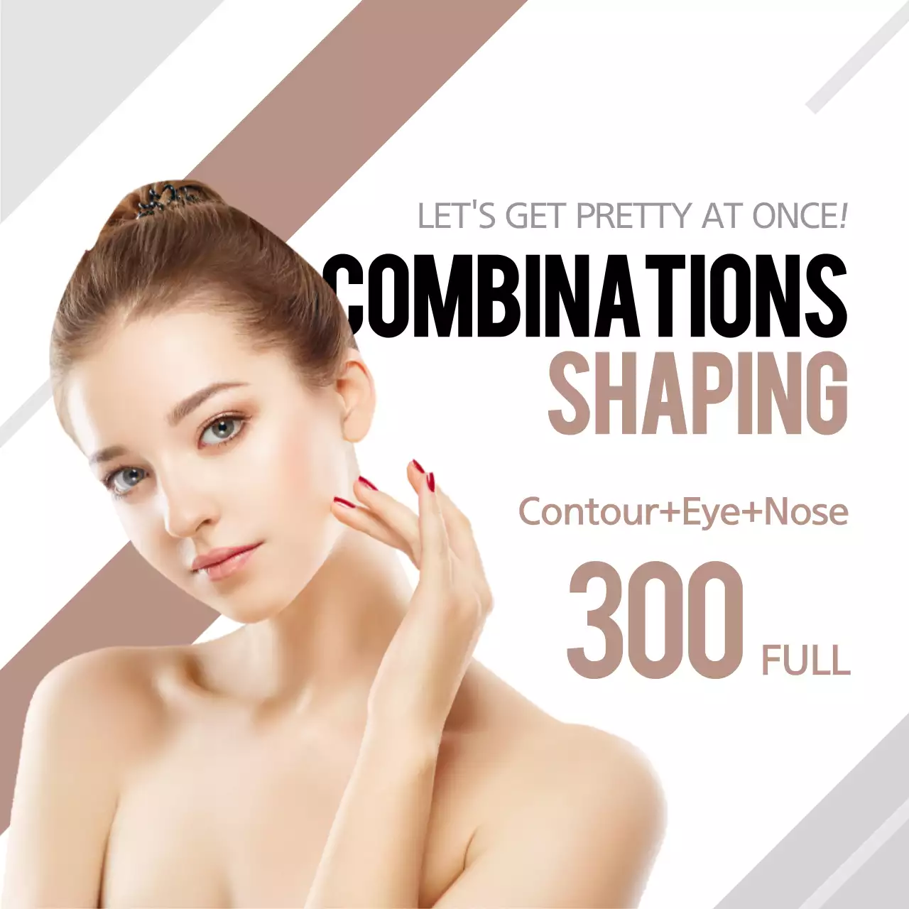 Beige Modern Beauty Promotion Instagram Post