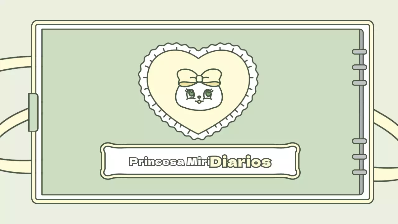 Bonito kit de presentación del concepto de agenda en azul claro y verde