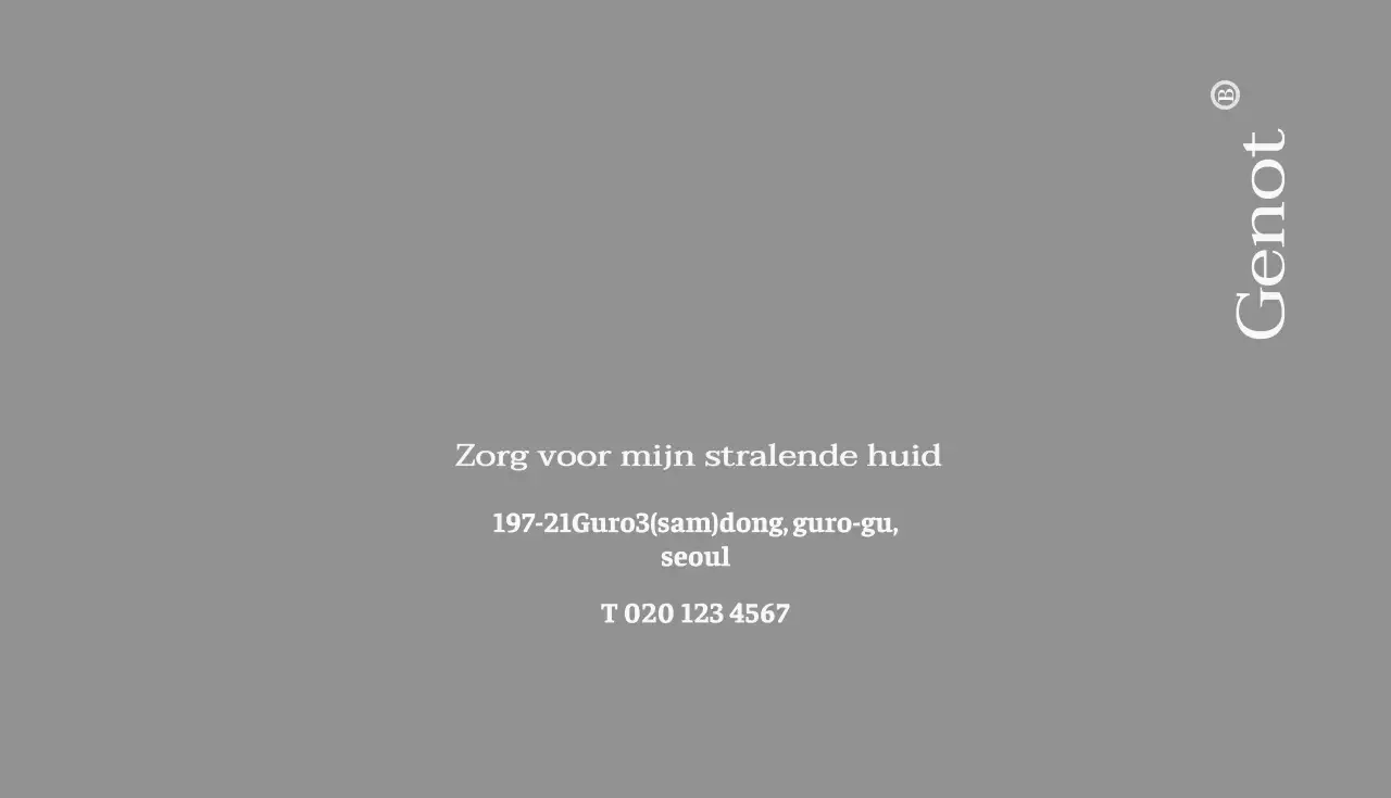 Luxe visitekaartje schoonheidssalon in blauw en grijs