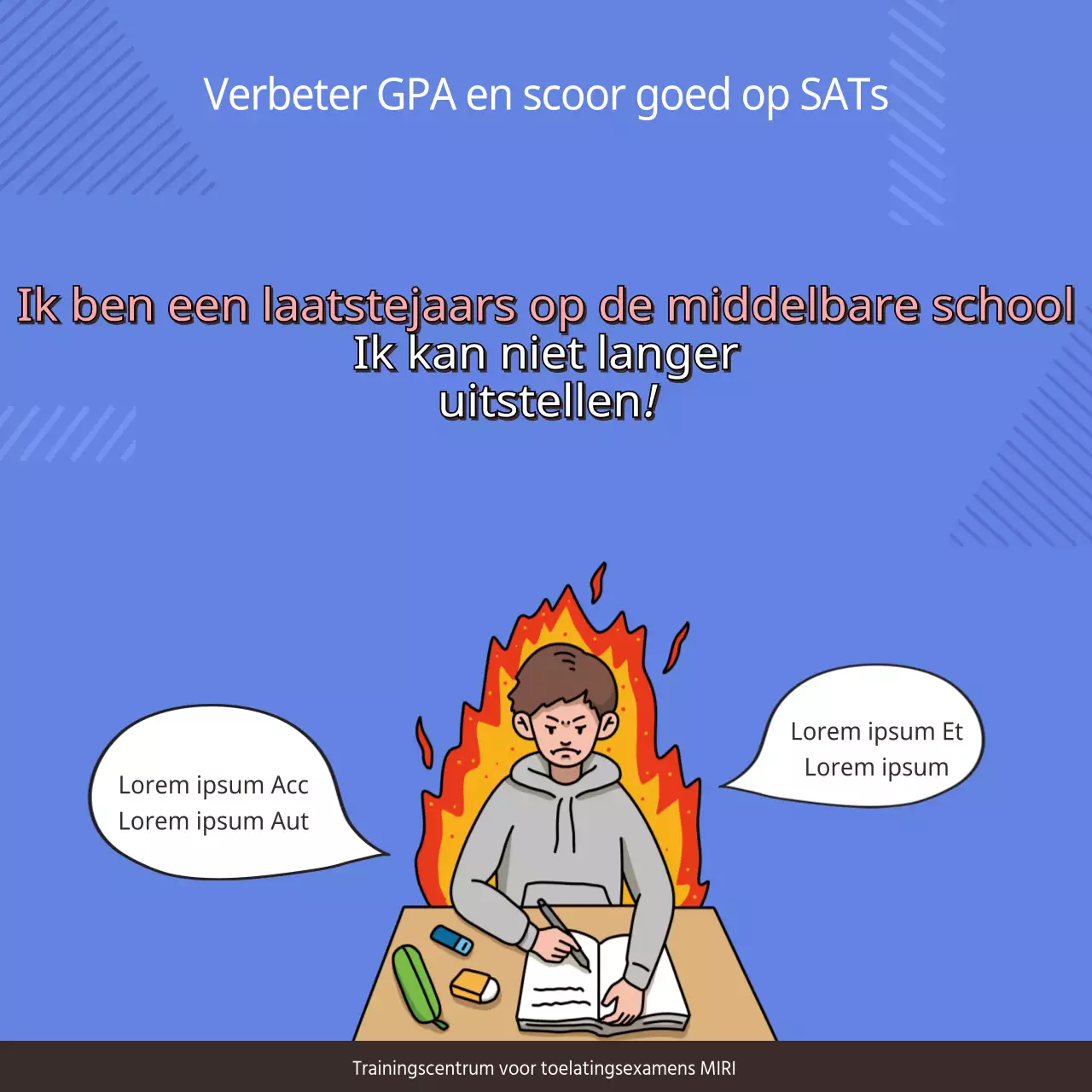 Blauwe illustratie Sleutels voor de kernfases 3TIPS