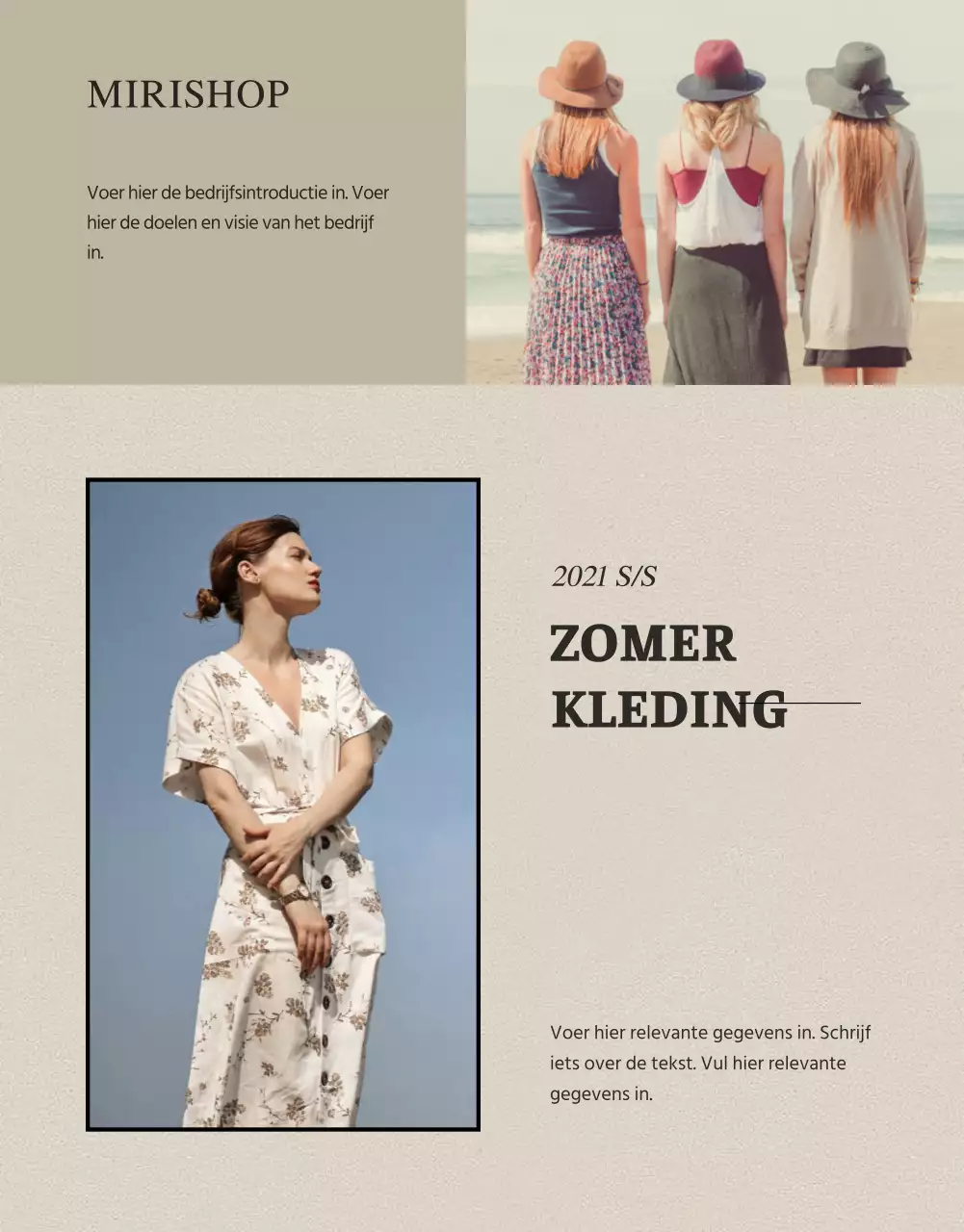 Zomerjurk met een emotioneel designdetail