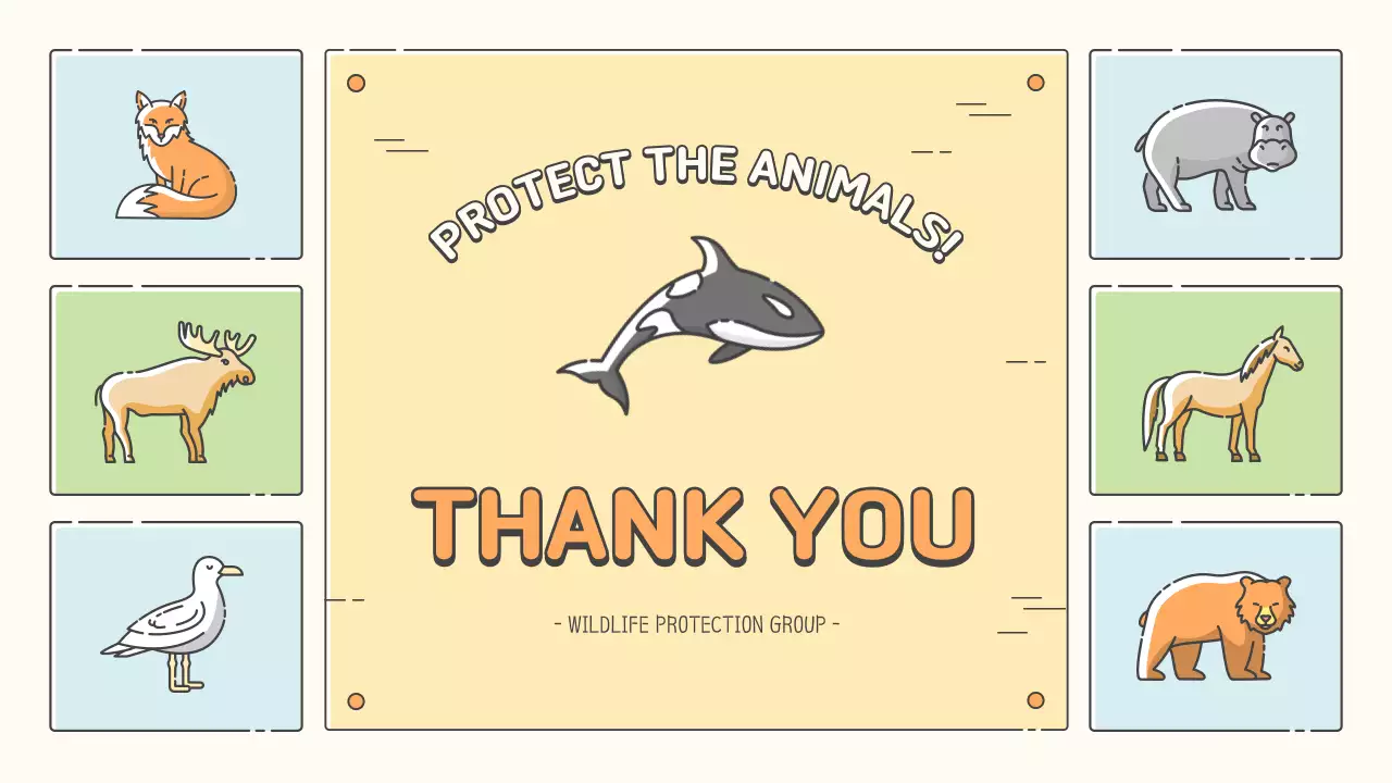 Beige Vintage Wildlife Promotion Presentation