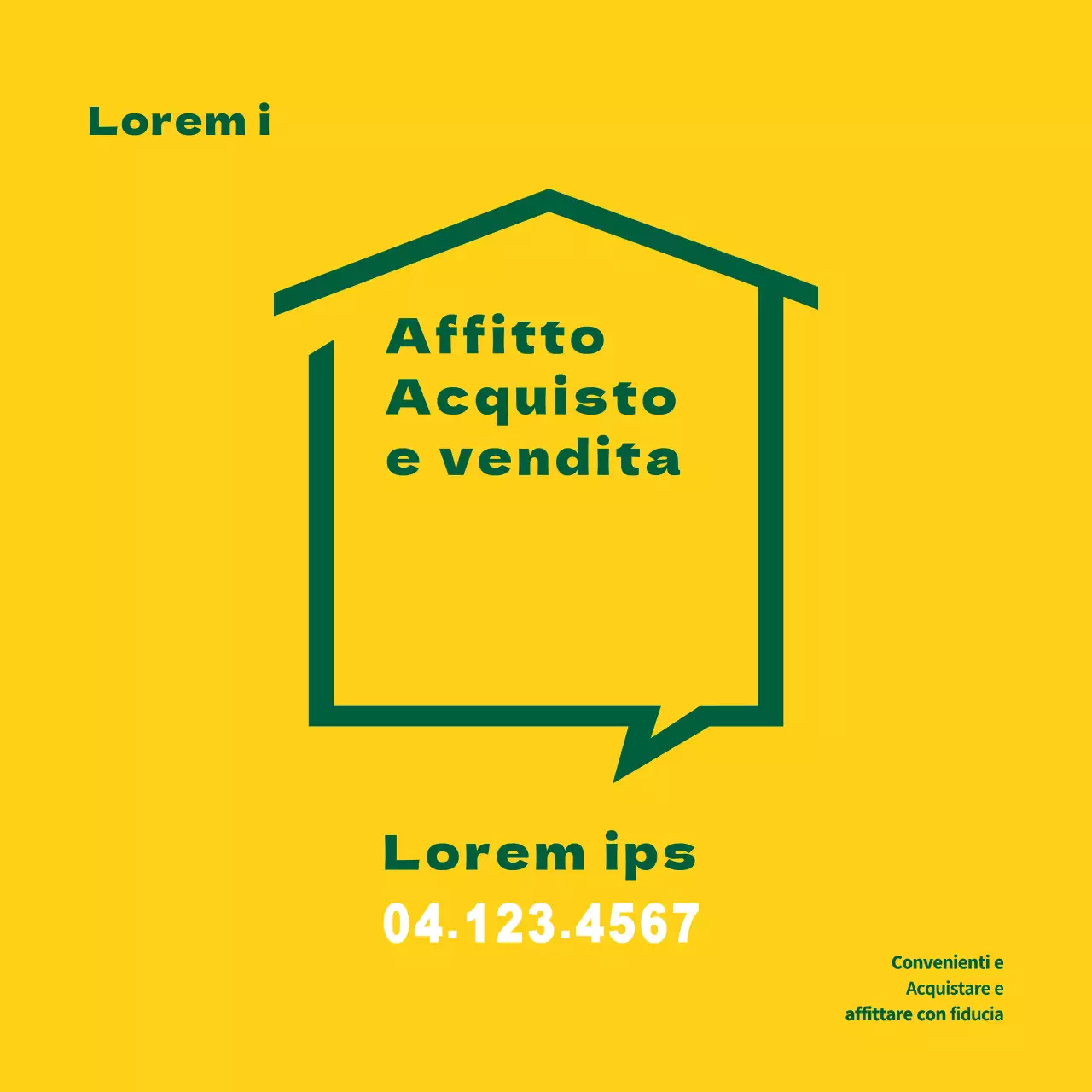 Vendita in affitto_Banner quadrato