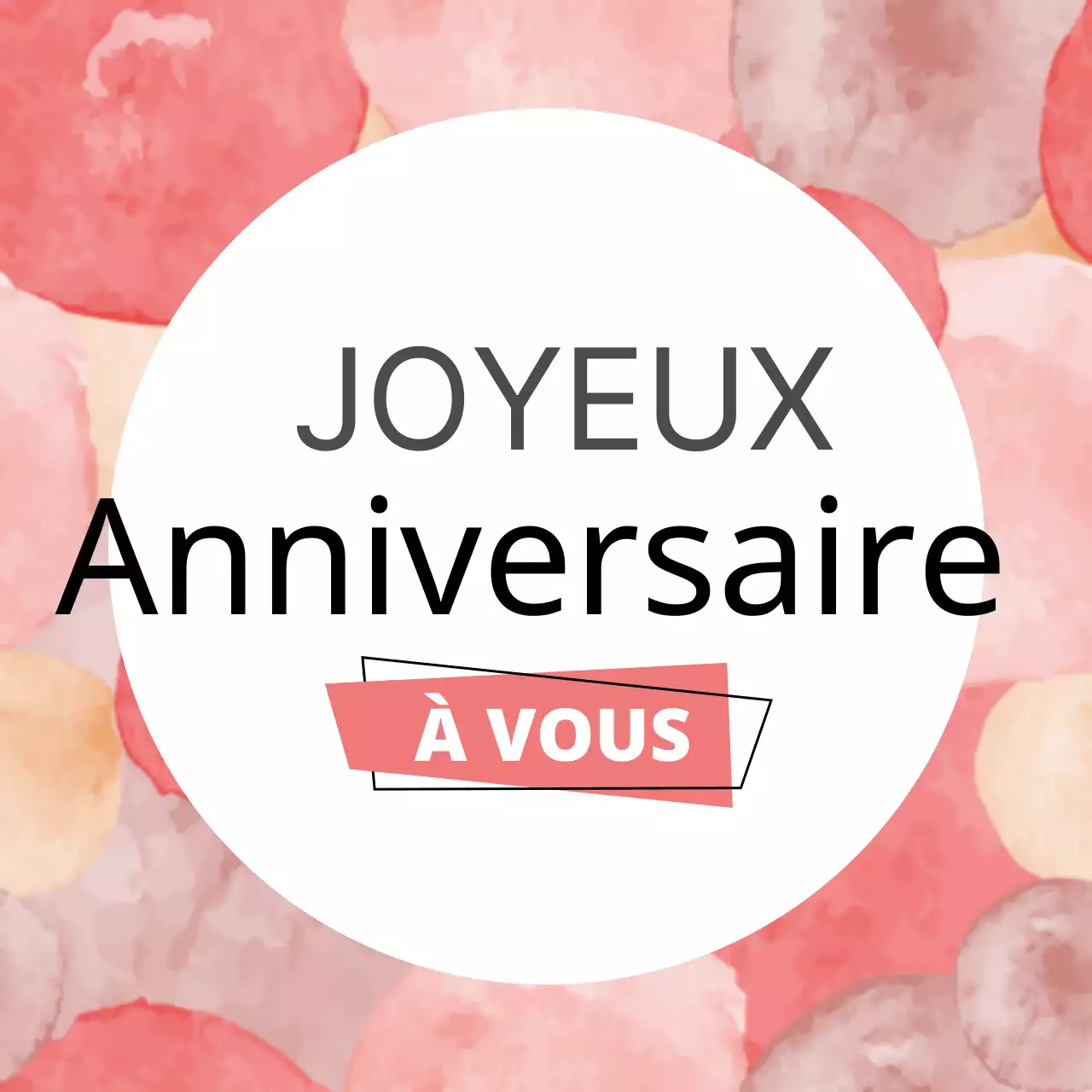 Joyeux anniversaire