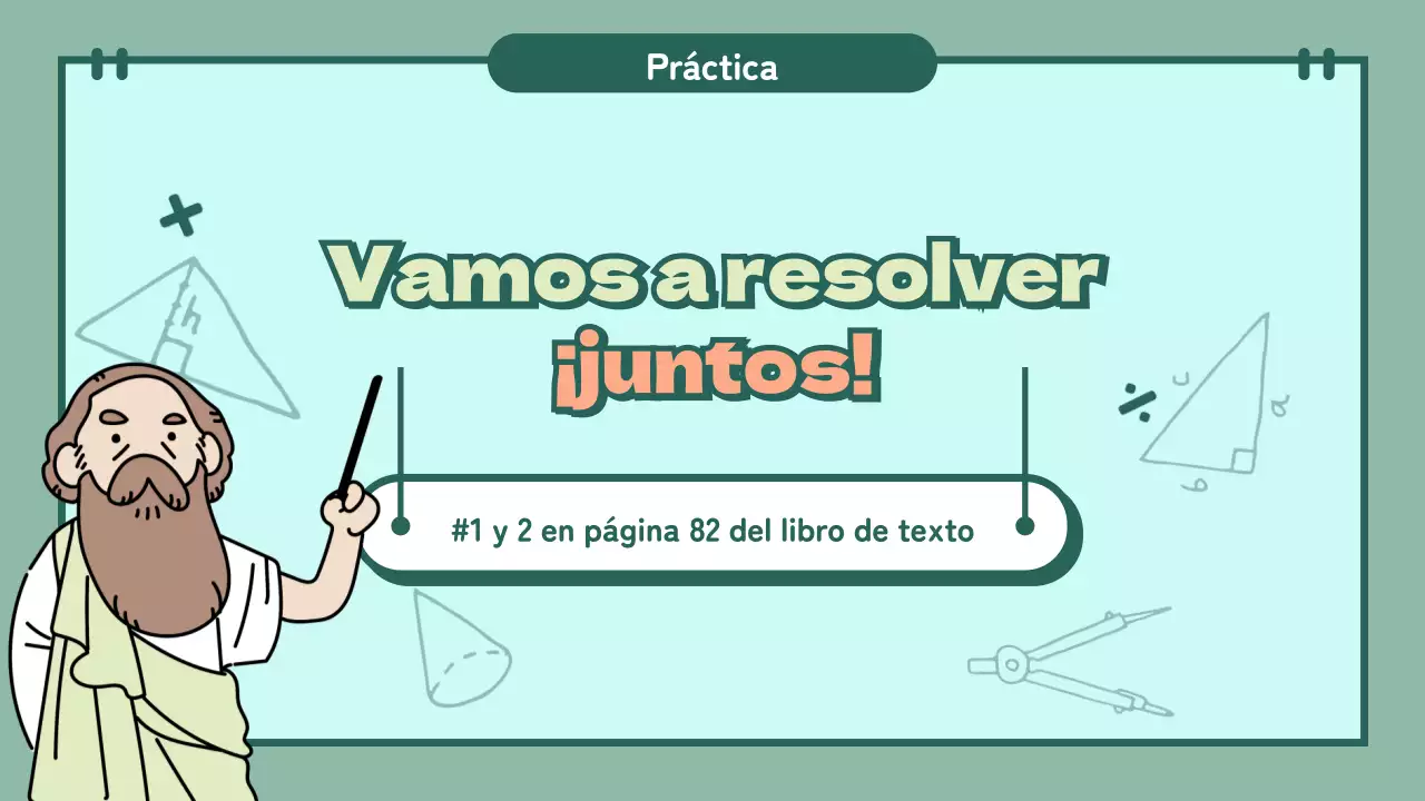 Presentaciones en clase en colores pastel con personajes