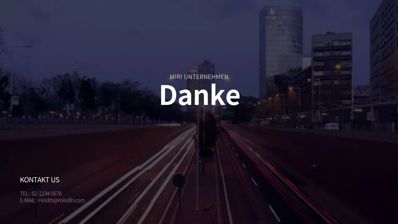 Geschäftspräsentationen in Bewegung