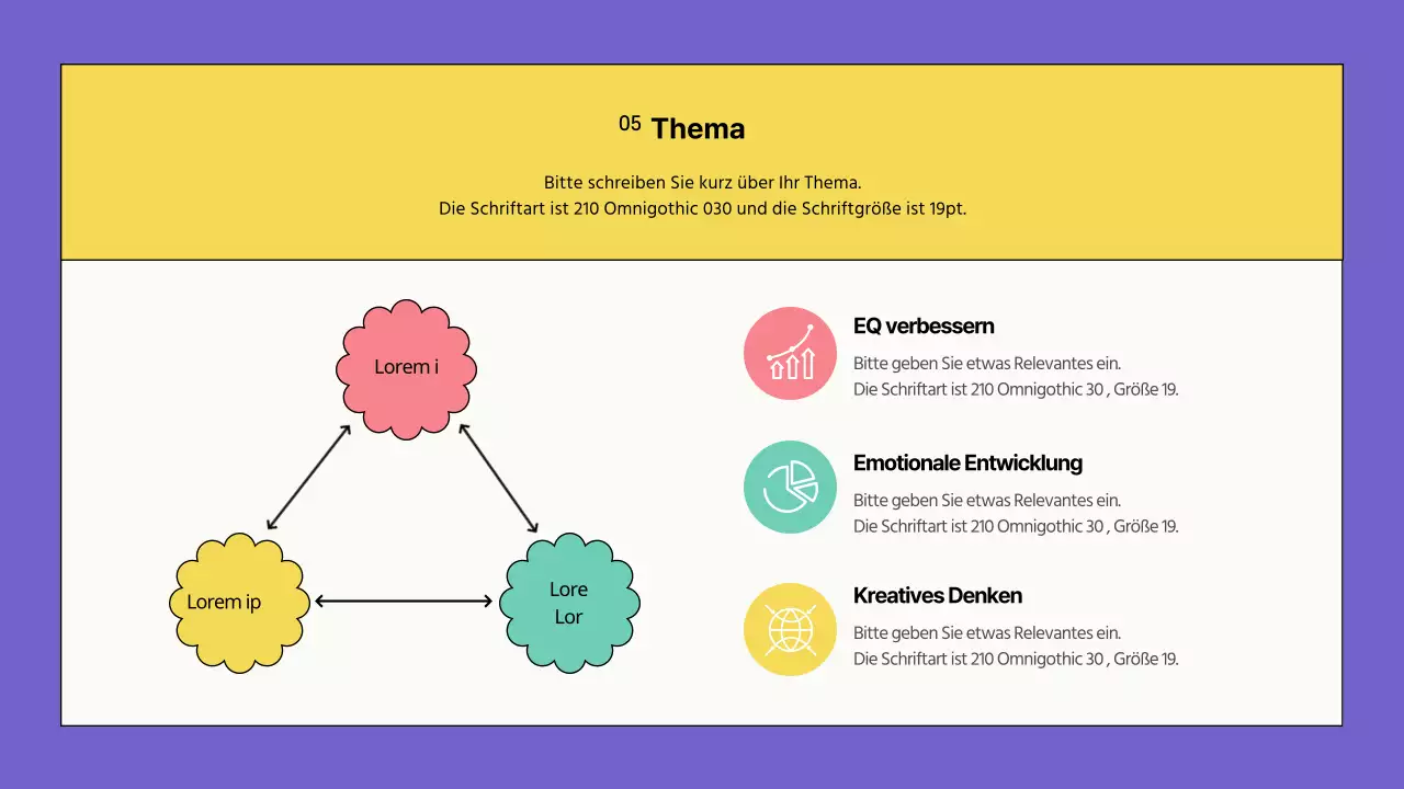 Kunst-Psychotherapie mit Formen in rosa-violetten Tönen Instruktor Syllabus Portfolio Training Instruktor Einführung