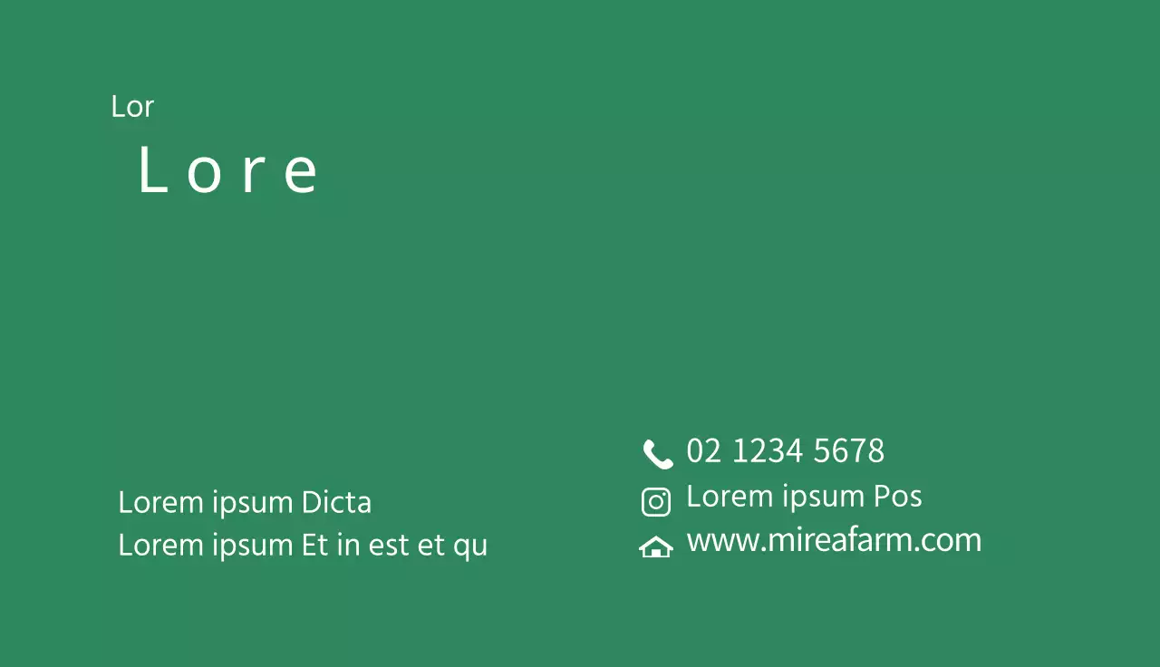 Groene Illustratie Nette bloementuin