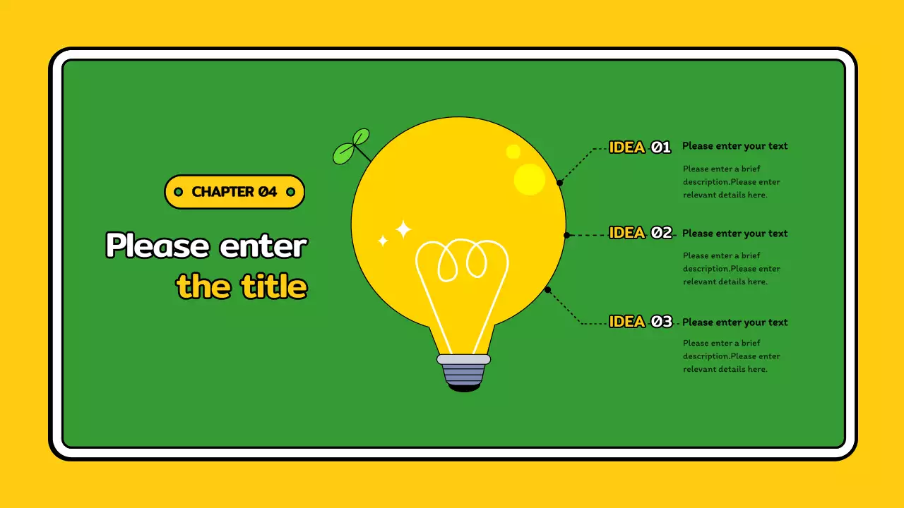Yellow Playful Environment Guide Presentation