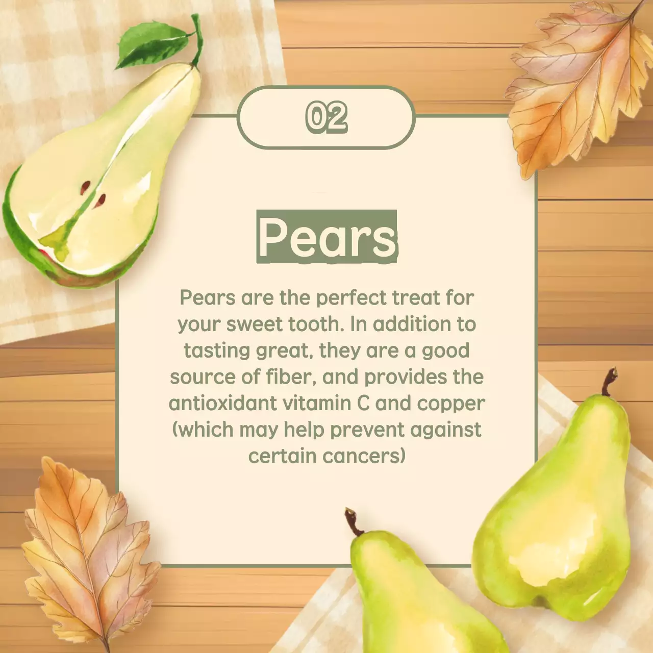 Beige Rustic Autumn Promotion Social Media Post