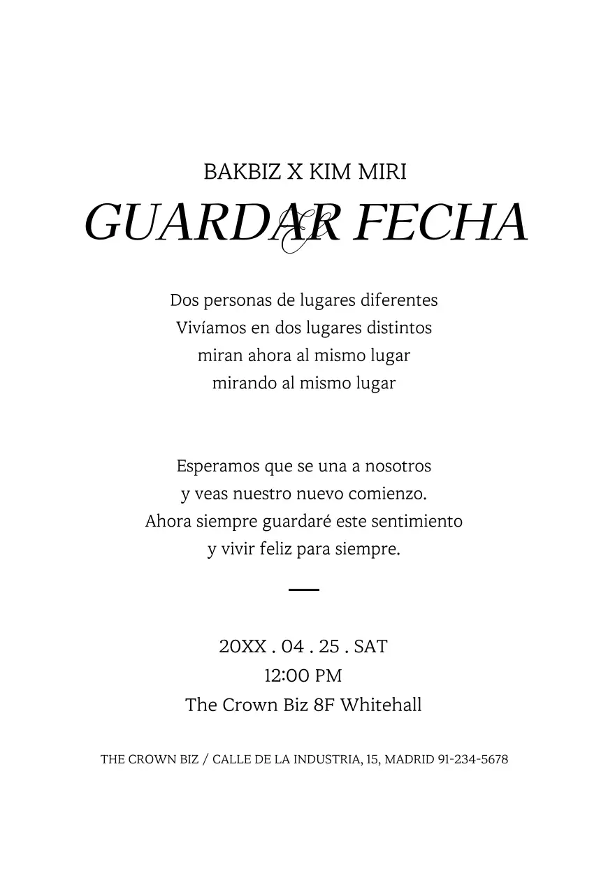 Invitaciones de boda sencillas enmarcadas con ilustraciones de boda en blanco y negro