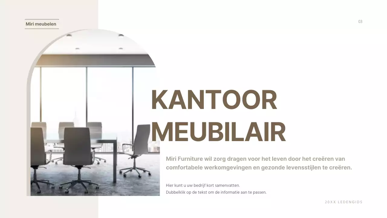 Braunton's Corporate Furniture Affiliate Service Voorstel Presentatie