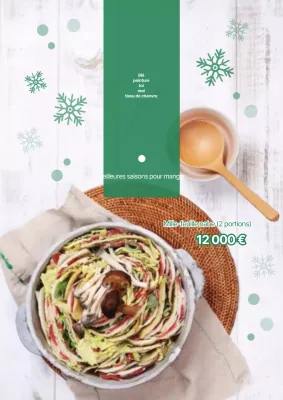 Millefeuille Nabe menu advert