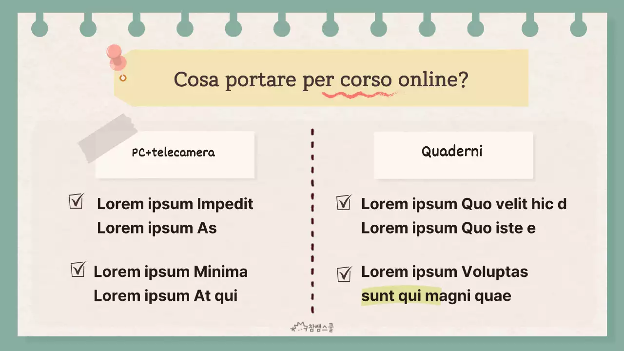 Il galateo della classe online con il concetto di nota gialla