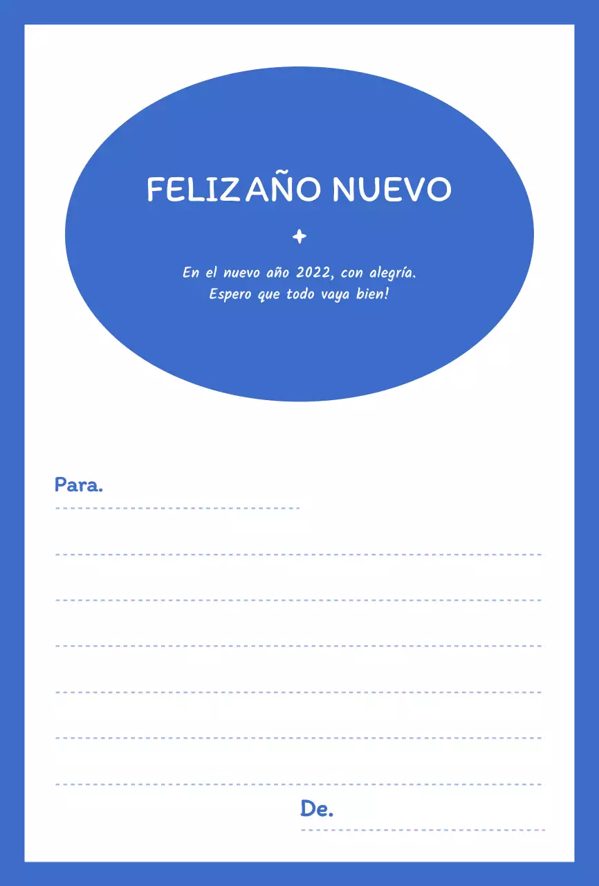 Azul y blanco redondo lindo tigre ilustración concepto año nuevo