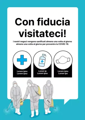 Cartello QR di un bar con un simpatico personaggio di una tazza da caffè marrone