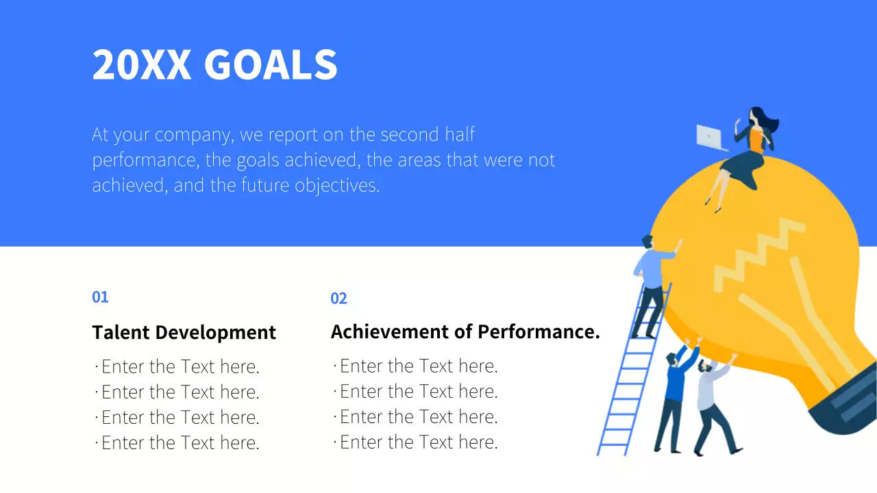 Blue Modern Business Report Presentation