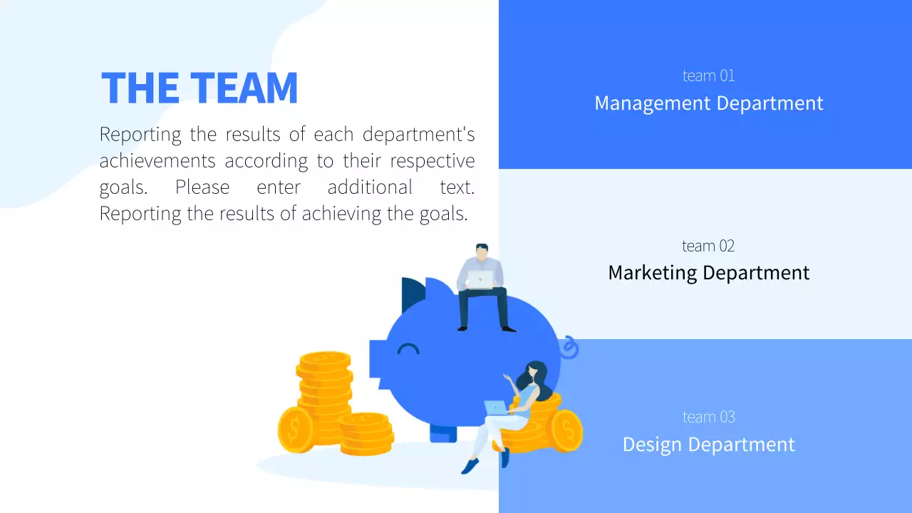 Blue Modern Business Report Presentation