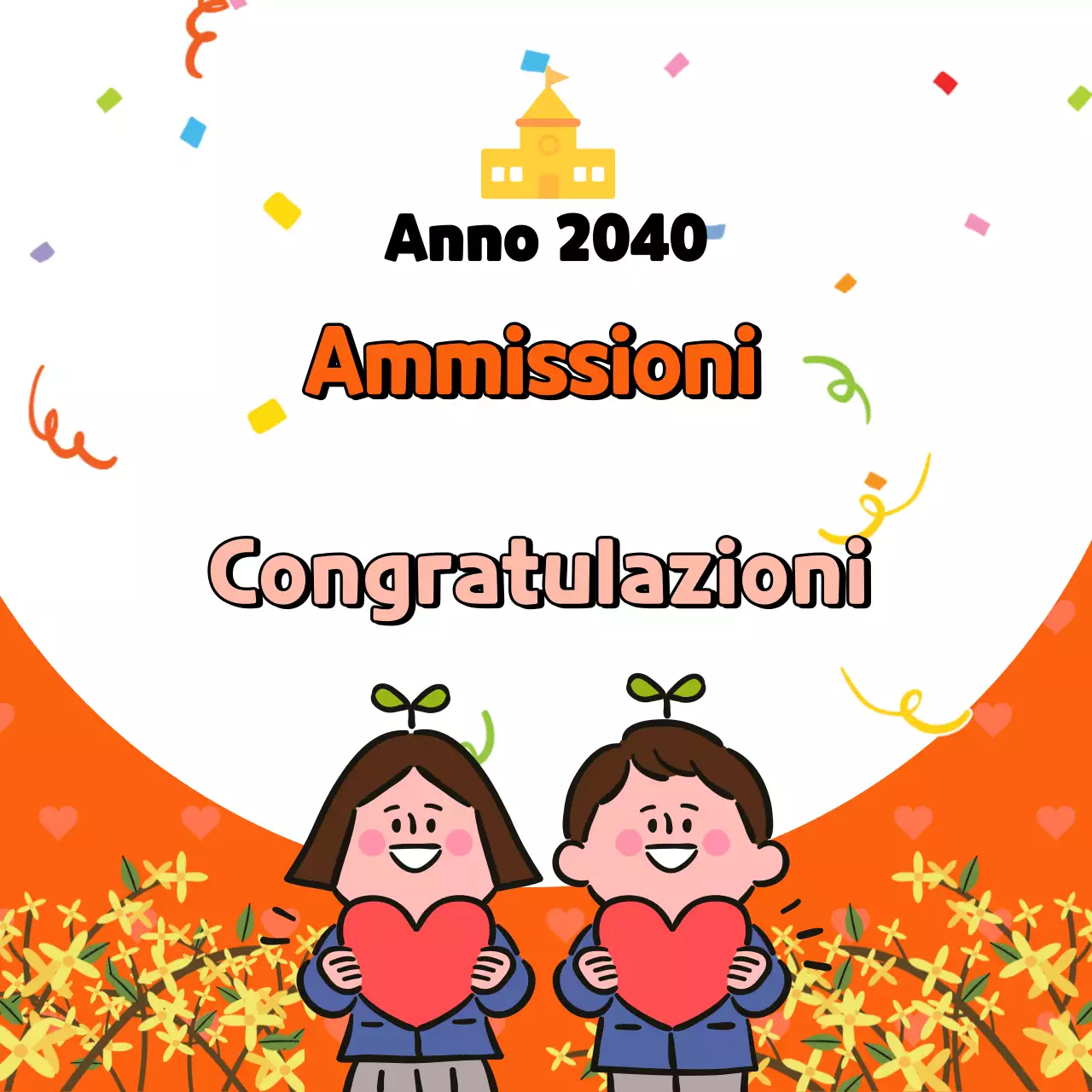 Rosso Congratulazioni per il nuovo lavoro illustrazione tipografica