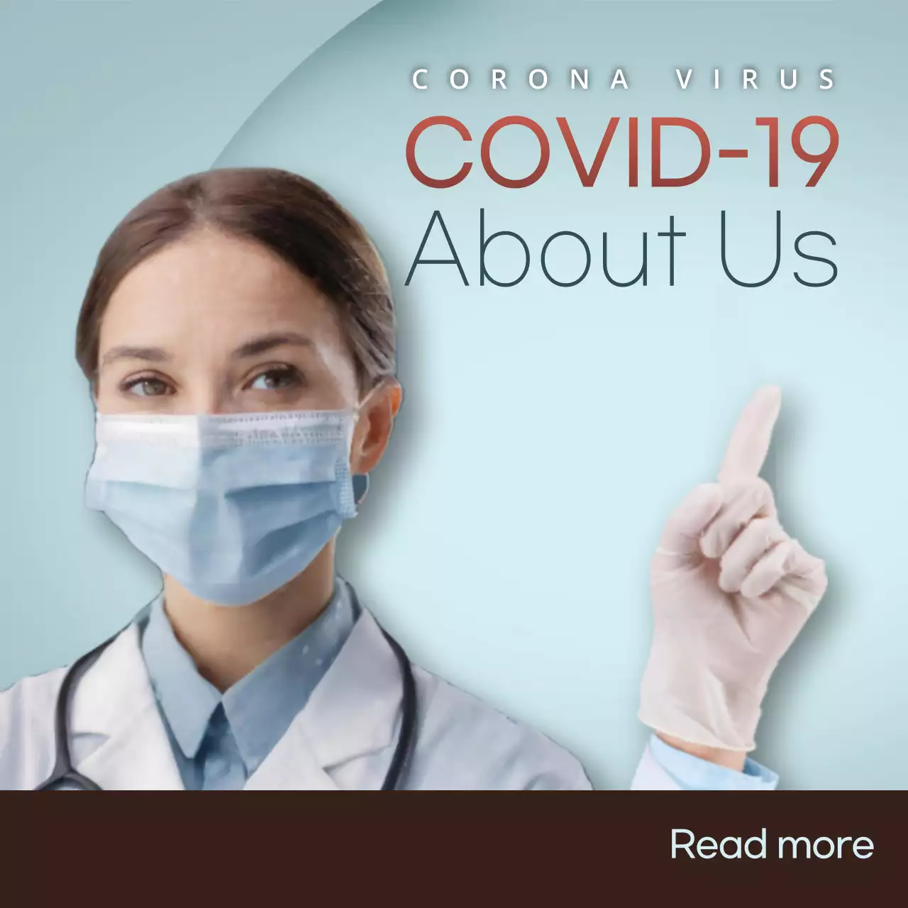 Blue Minimal Virus Guideline Instagram Post