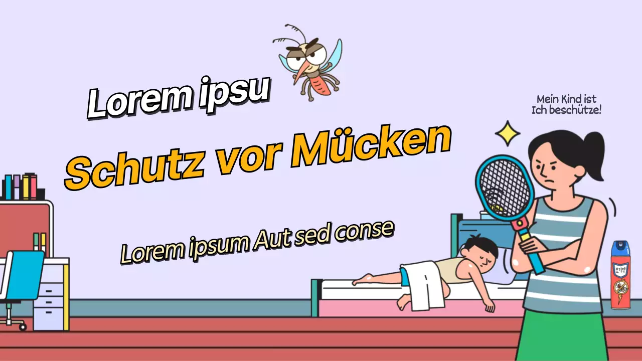 Der Kampf gegen die Sommermücken Der todsichere Weg, um Mücken fernzuhalten Informationsteilung Humor