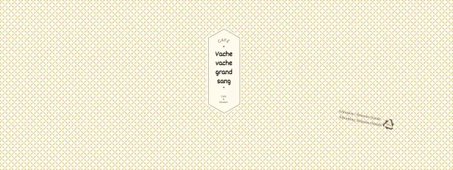 Café à carreaux jaunes