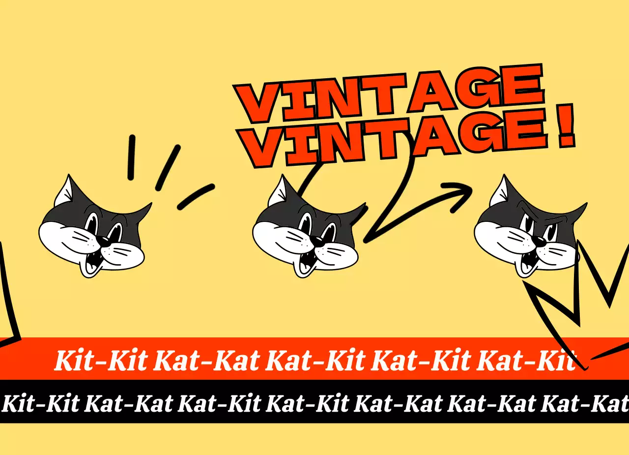 Une jeune et jolie boutique vintage en rouge et jaune